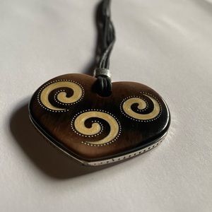 Brighton Milano Swirl Heart Pendant Necklace